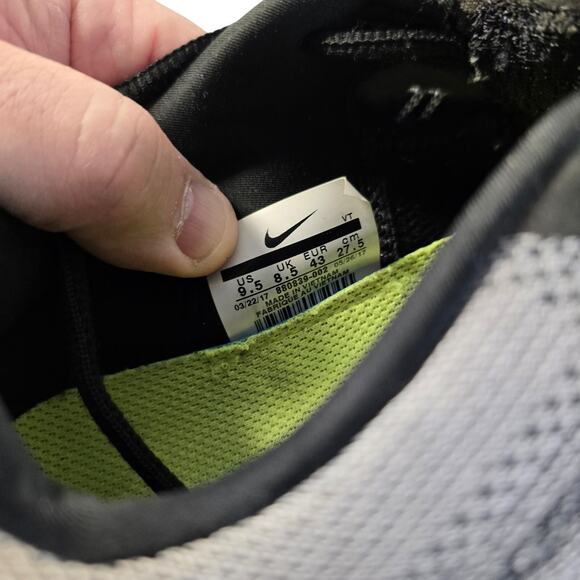 Nike Free RN 2017 880840-002 Womens 7 Running Shoes Wolf Gray Athletic Sneakers - Picture 7 of 10